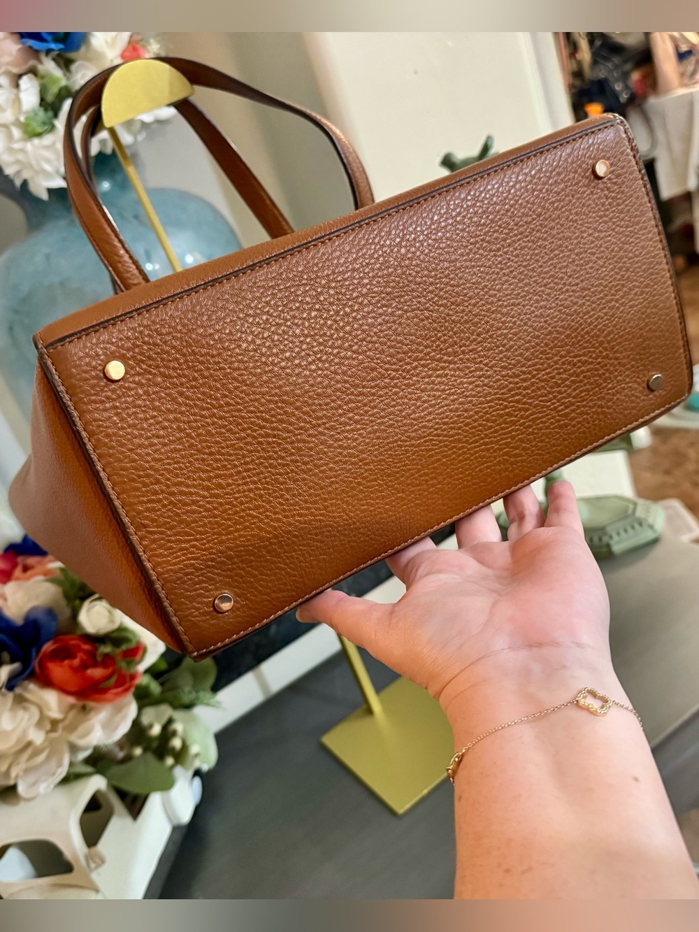 Kate Spade New York Jackson Med Satchel (Gingerbread) pebbled leather - Picture 6 of 12